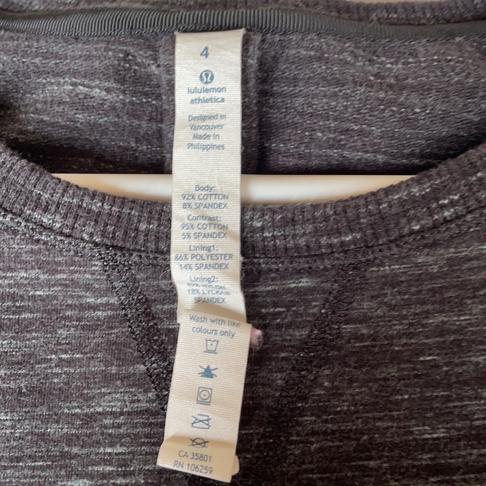 Lululemon Exhalation Gray Pullover - image 5
